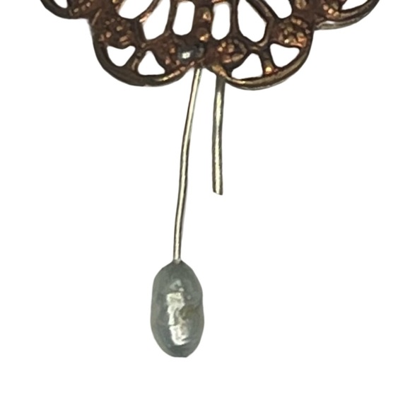 Vintage Artisan Metal Art “Conga Line” Necklace and Earrings Set - Picture 10 of 12